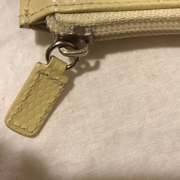 Cream-colored Pottery Barn clutch - Picture 3 of 8